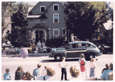 1947 Ford, 85 hp flathead V-8 - Parade in Brattleboro, VT